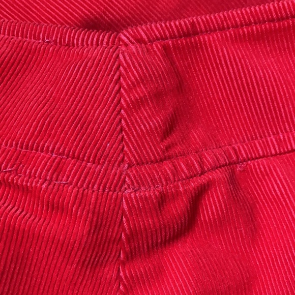 J Crew red corduroy mini skirt 4 - Picture 7 of 11